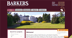 Desktop Screenshot of barkersestateagents.com